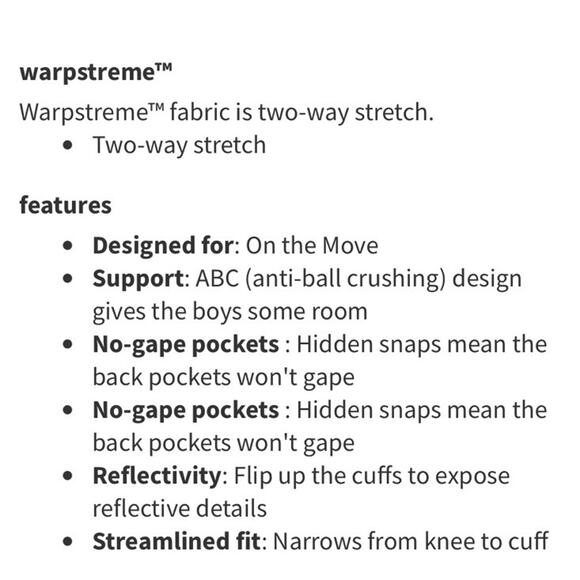 Lululemon Commission Pant Slim Warpstreme •Men 34x29• Black Stretch Pants M5439S - Picture 4 of 11